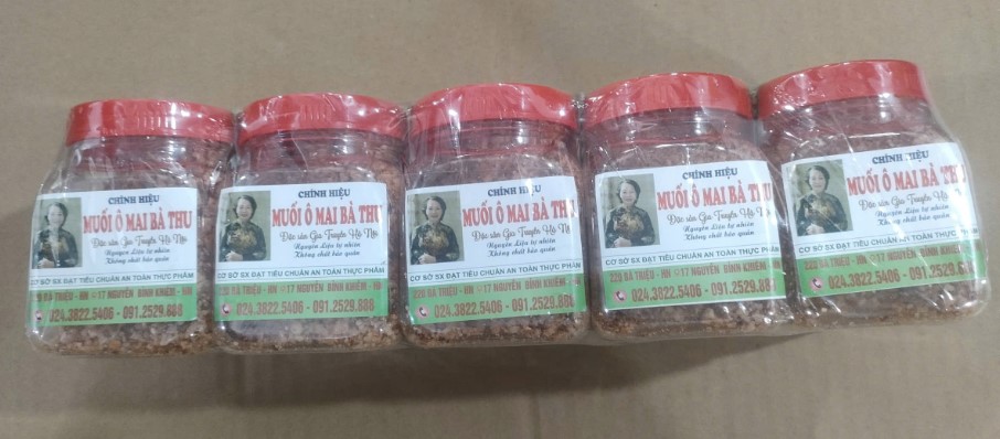 Vỉ Muối Omai Bà Thu ( 10 lọ x 100g )